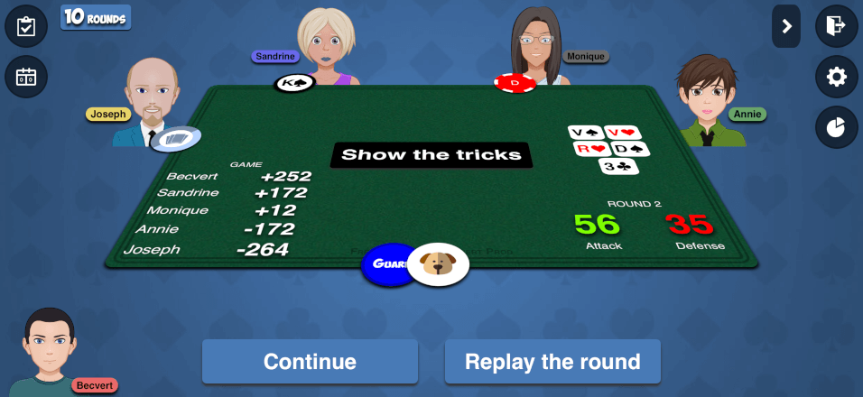 Show the tricks